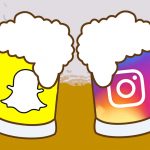 médias sociaux et bières